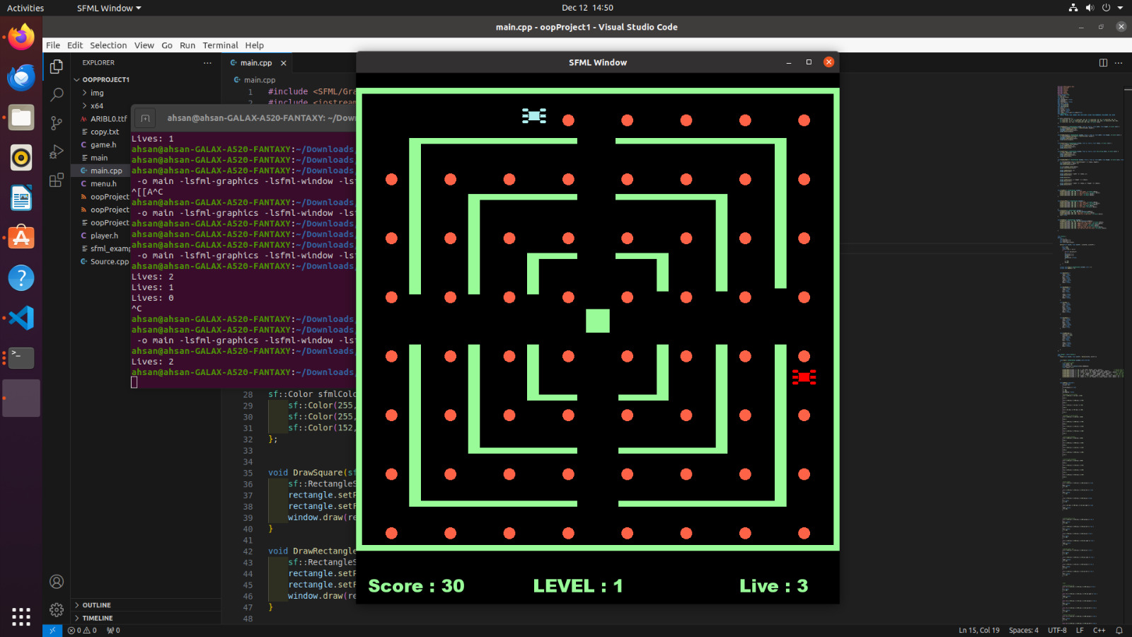 Dodge'Em Game OpenGL